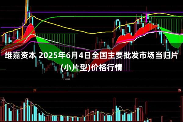 维嘉资本 2025年6月4日全国主要批发市场当归片(小片型)价格行情